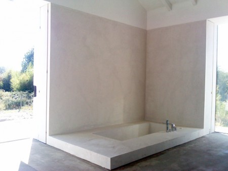 Microcimento em casa rustica -  Alcacer do Sal